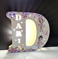 Nachtlampje letter met ballerina