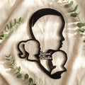 Gepersonaliseerde familiedecoratie met namen