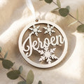 Gepersonaliseerd kerstornament met naam