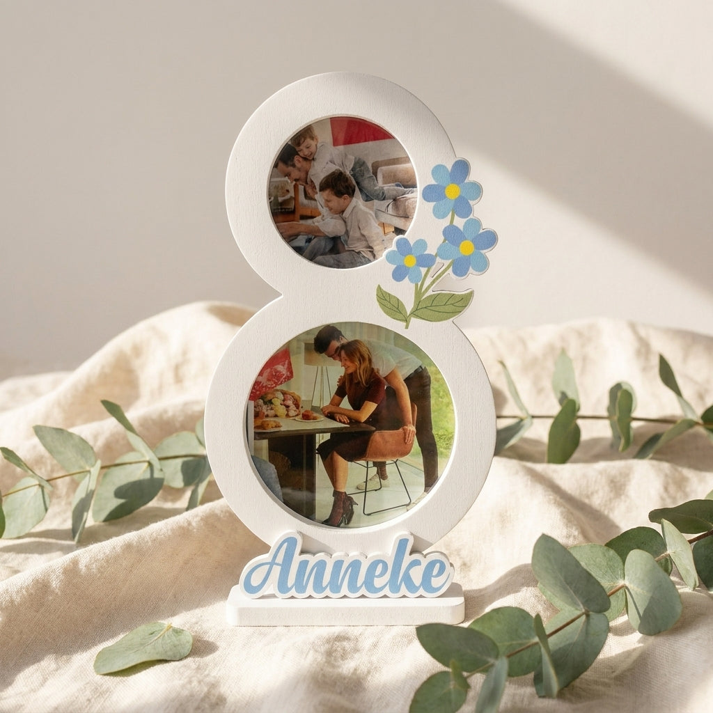 Fotostandaard 8 maart met bloemen