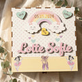 Gepersonaliseerde geboorte plaquette ballerina