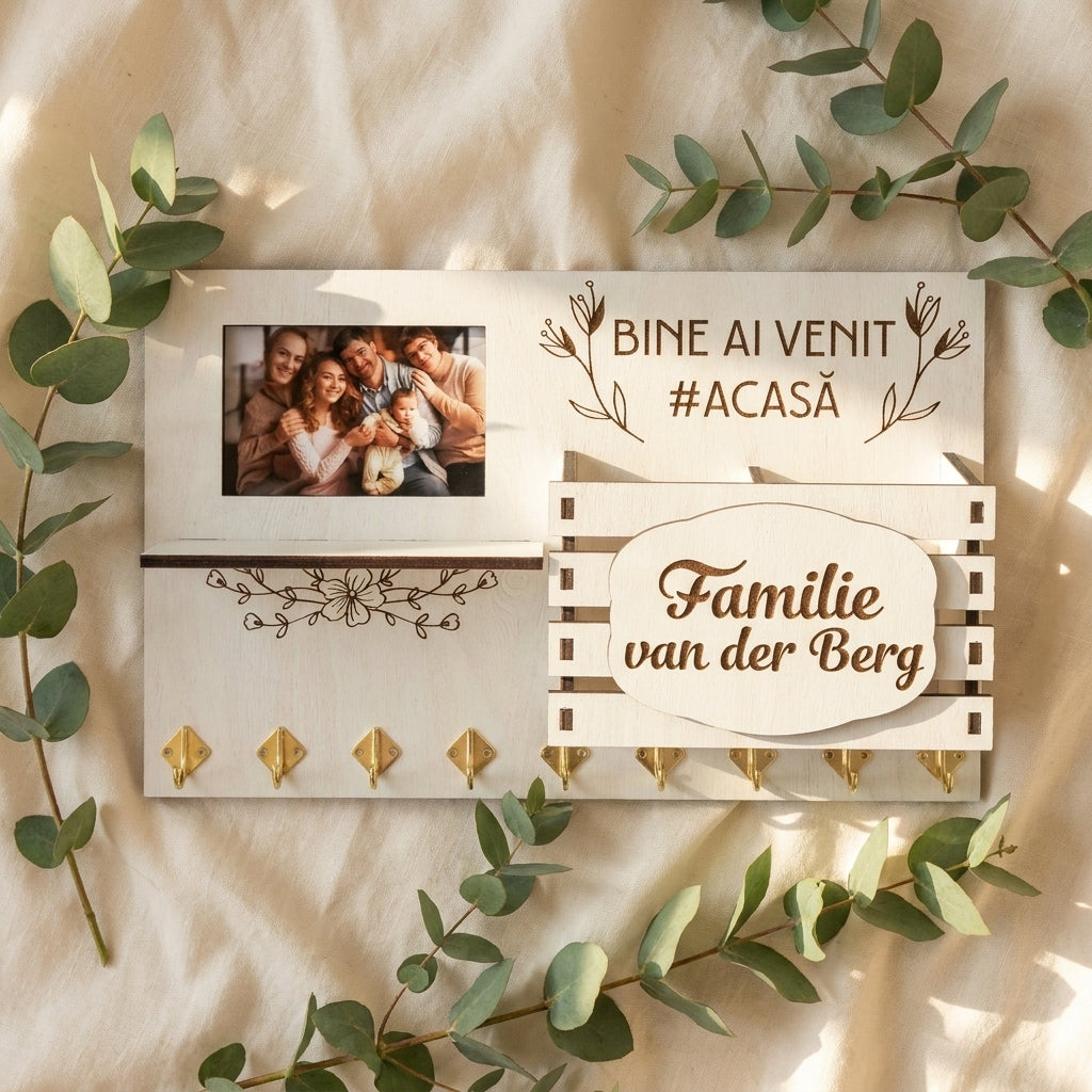 Gepersonaliseerde plaquette met fotokader