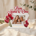Lichtgevende fotostandaard voor mama en oma