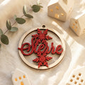 Gepersonaliseerd kerstornament met naam