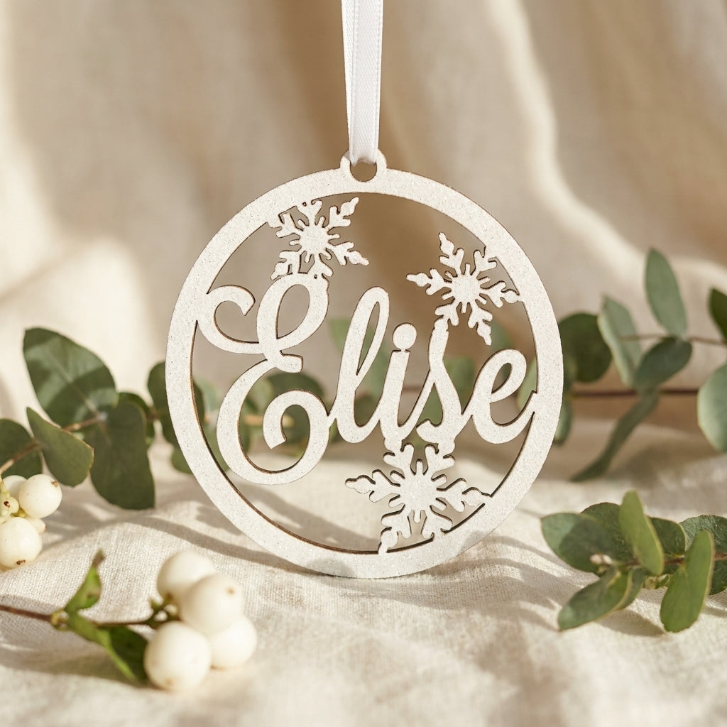 Gepersonaliseerd kerstornament met naam