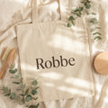 Katoenen tote bag met opdruk